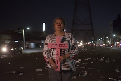 Retrato de 'Julieta' integrante de la colectiva 'Nos Queremos Vivas Neza', quienes desde 2017 acompañan casos de violencia de género en el municipio de Nezahualcóyotl, Estado de México.