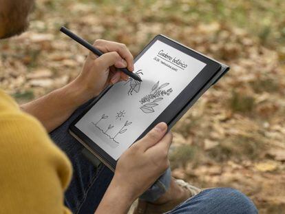 Nuevo Kindle Scribe en uso