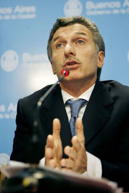 Mauricio Macri, alcalde de Buenos Aires.