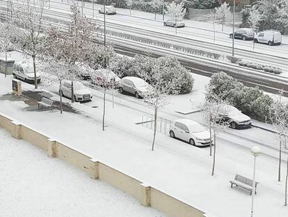 Valladolid, con -4 grados y cencellada el pasado 12 de enero.