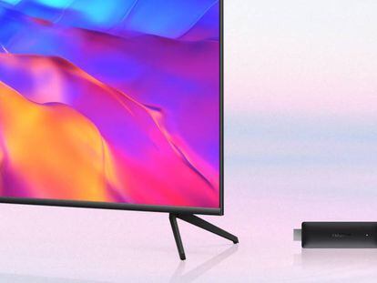 Diseño del  Realme 4K Smart Google TV Stick.